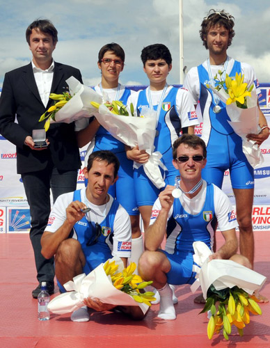 canottaggio quattro disabili intellettivi mondiale 2010