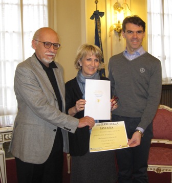 da sniistra: Alesssandro Ceccoli, Patrizia Tomassini, Giovanni Luatti