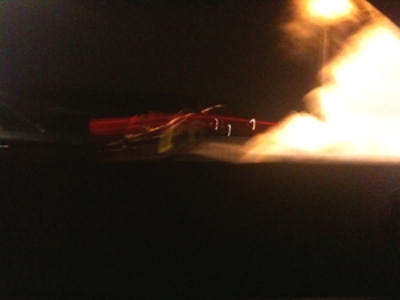 fuoco autostrada