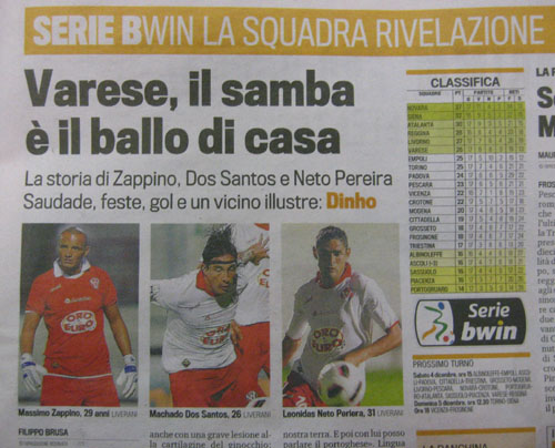 articolo gazzetta varese calcio dicembre 2010