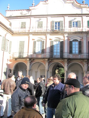 I lavoratori induplas a Palazzo Estense