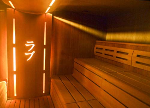 La sauna di Mioclub Tradate