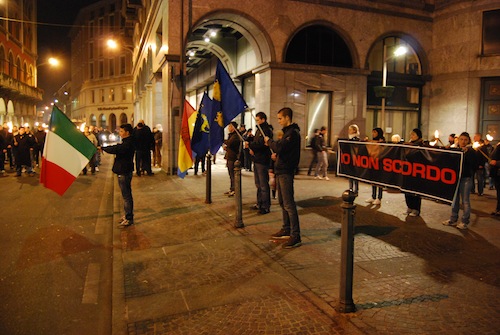 Il corteo di Casapound