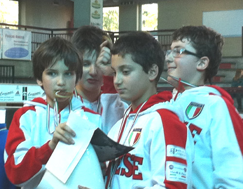 squadra sciabola varesina febbraio 2011