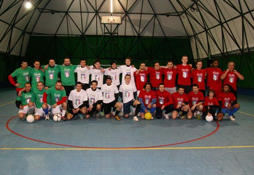 Partita di calcetto tricolore 