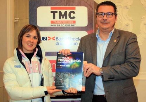 presentazione trofeo binda 2011 ciclismo femminile valentina carretta giuseppe de bernardi martignoni