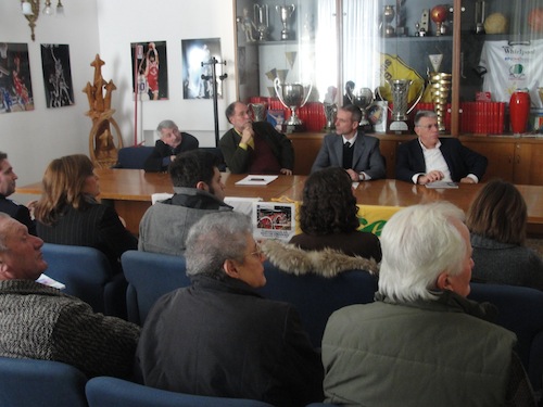 La conferenza stampa a Villa Recalcati