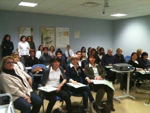 I partecipanti al primo corso sulla senologia all'ospedale di Varese