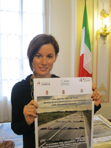 Sarah Maestri testimonial dell'evento "Una notte per la vita"