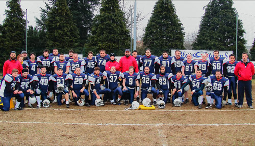 blue storms gorla football americano 2011
