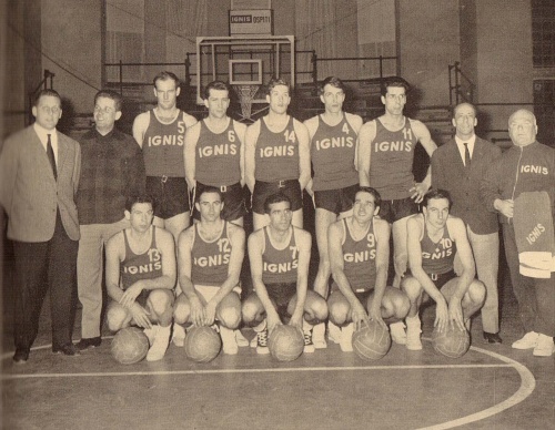 ignis varese basket primo scudetto 1961