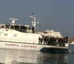 IL mezzo della guardia costiera