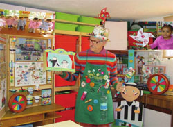 Nonno Carlo Lischetti, laboratorio per bambini alla proloco gavirate
