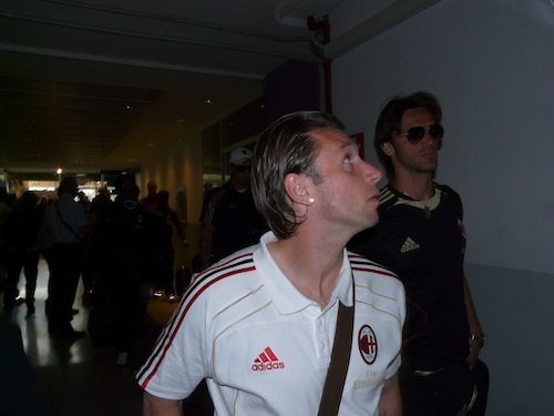 Il Milan in trasferta in treno - Antonio Cassano