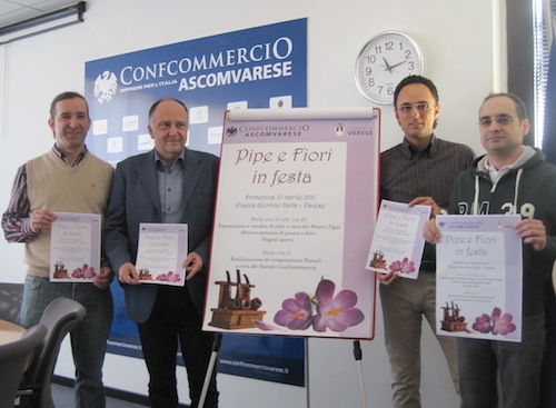 da sinistra: Marco Introini, Enrico Angelini, Marco Parravicini, Carlo Imparato