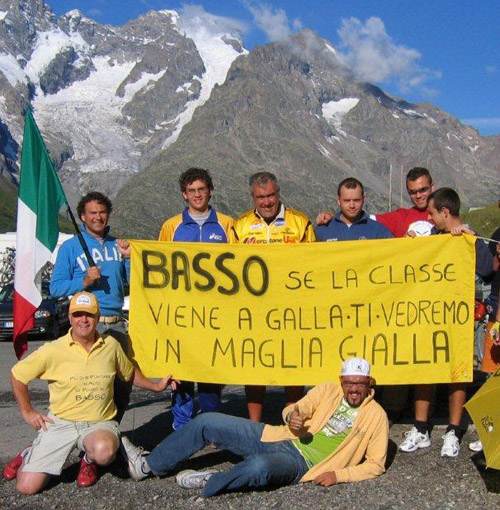 tifosi ivan basso ciclismo club carnago