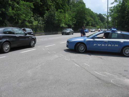 Il  luogo dove è avvenuto lo scontro poco fuori Groppello