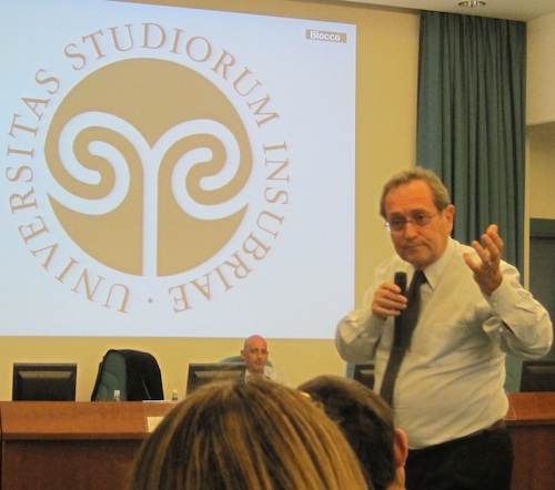 Roberto Zaccaria all'Insubria