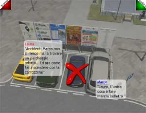 Il problema del parcheggio inadatto a far scendere un diversamente abile