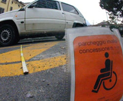 parcheggio disabili