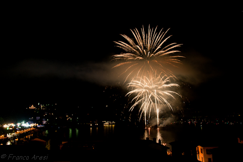 La tappa di Fiori di Fuoco a Laveno