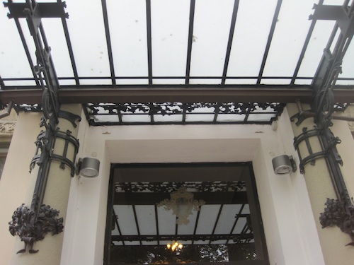L'entrata Liberty del Palace Hotel