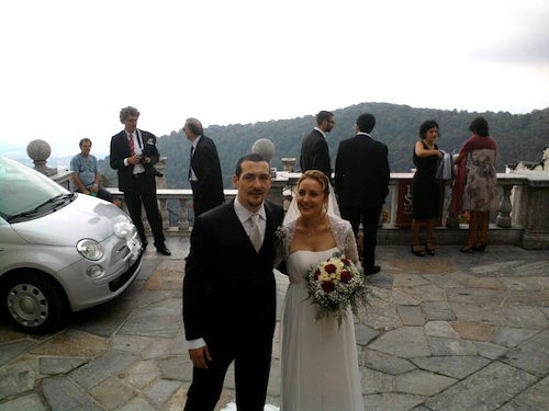 Andrea Balduzzi ed Elisa Coppola sposi