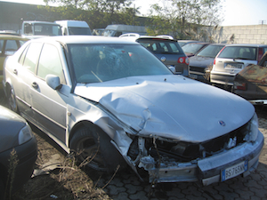 auto distrutta inseguimento gallarate fermi 