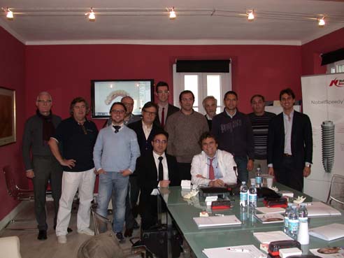 Il dott. Maurizio Ciatti e i partecipanti al corso