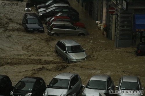 genova alluvione 4 novembre 2011