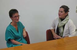 Paola e Sonia , strumentiste all'ospedale di Varese