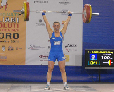 giorgia bordignon sollevamento pesi