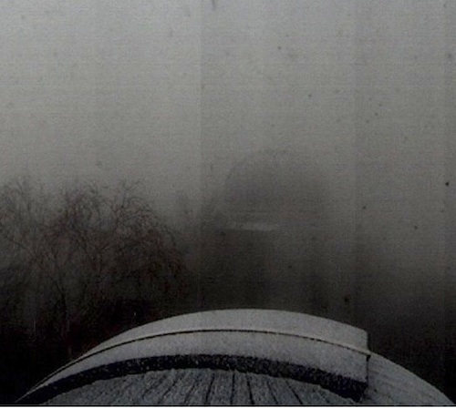 La webcam al campo dei fiori ha fotografato la neve