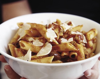 Penne alla salsiccia