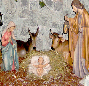 presepio artistico chiesa san pietro gemonio