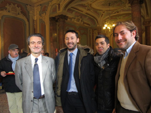 Gli auguri di Natale con i 114 volontari del comune 