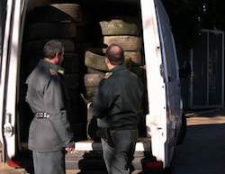 copertoni sequestrati gaggiolo