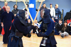 Un'esibizione di Kendo