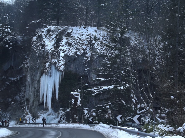 Le cascate ghiacciate della Valganna