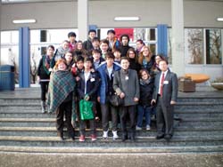 Il gruppo coreano in visita all'Itc Tosi