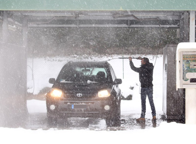 autolavaggio neve