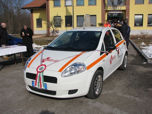 la nuova auto di Sos Laghi