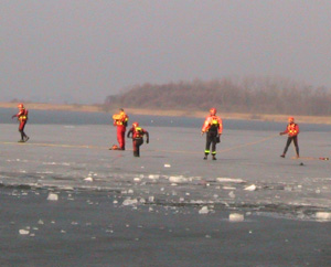 lago esercitazioni pompieri