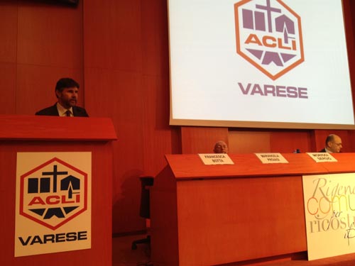 Il presidente Olivero al congresso Acli