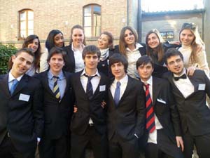 Il gruppo di Michele a Volterra