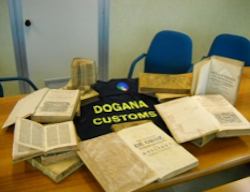libri beni culturali dogana