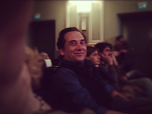 Giorgio Serafini tra il pubblico del film a Legnano