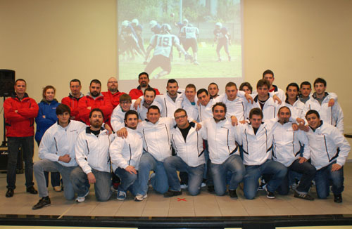 football americano blue storms gorla 2012