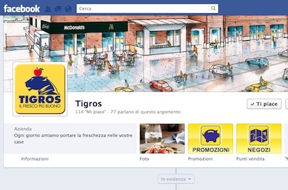 Tigros su Facebook