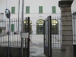 il giardino della Villa dove sorger&agrave; la mensa provvisoria